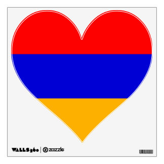 Wall Decals with flag of Armenia.
