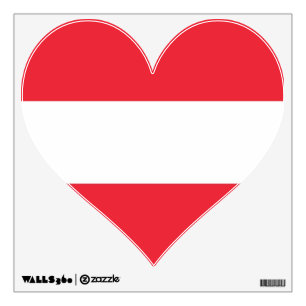 Wall Decals with flag of Austria