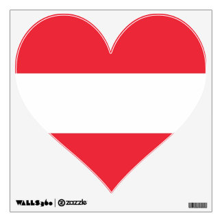 Wall Decals with flag of Austria