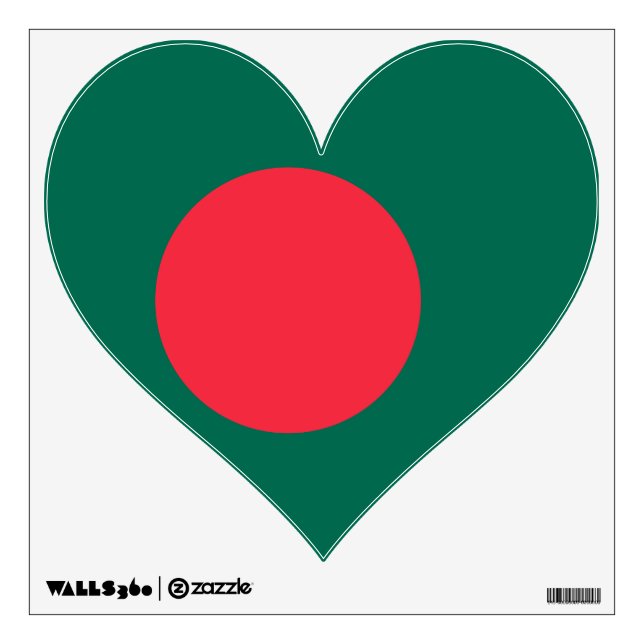 Wall Decals with flag of Bangladesh (Front)
