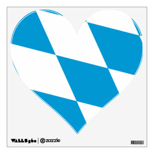 Wall Decals with flag of Bavaria, Germany