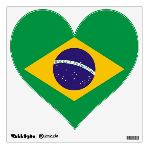Wall Decals with flag of Brazil