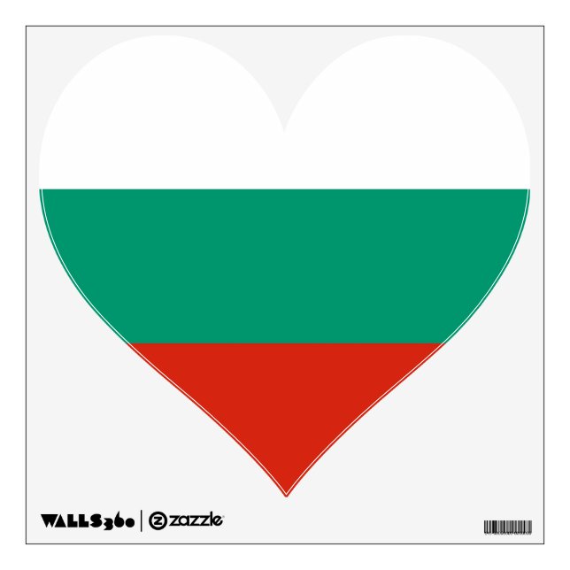 Wall Decals with flag of Bulgaria (Front)