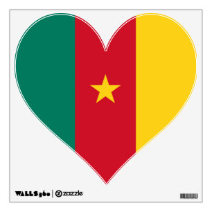 Wall Decals with flag of Cameroon