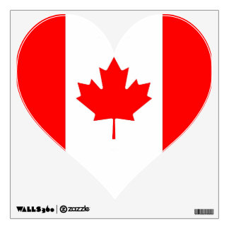 Wall Decals with flag of Canada