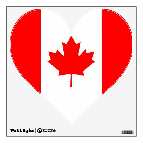 Wall Decals with flag of Canada