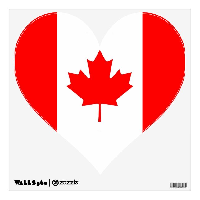 Wall Decals with flag of Canada (Front)