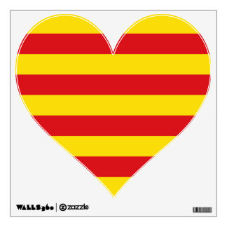 Wall Decals with flag of Catalonia