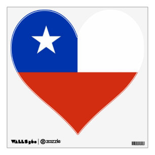 Wall Decals with flag of Chile.