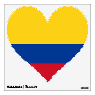 Wall Decals with flag of Colombia.