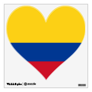 Wall Decals with flag of Colombia.