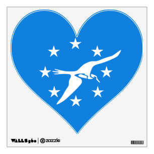 Wall Decals with flag of Corpus Christi City