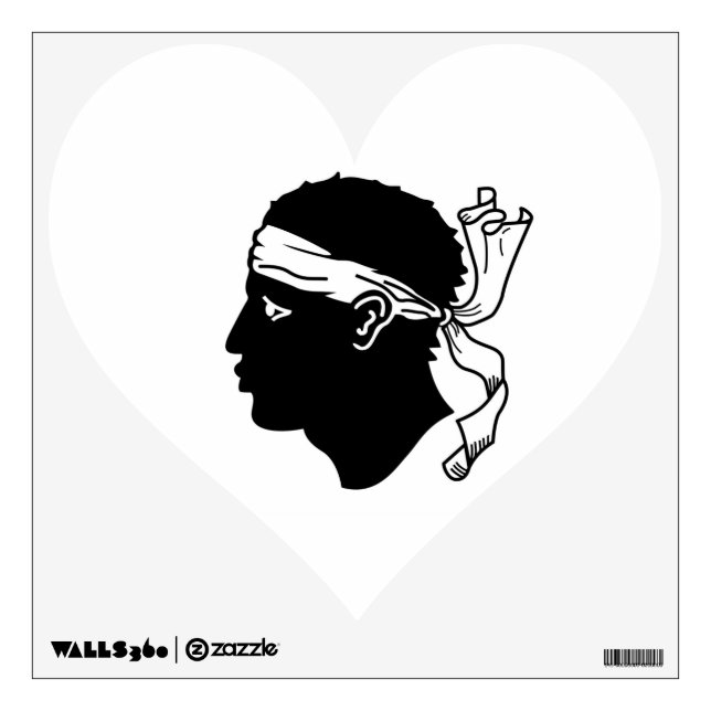 Wall Decals with flag of Corsica (Front)