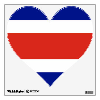 Wall Decals with flag of Costa Rica
