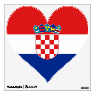 Wall Decals with flag of Croatia