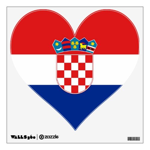 Wall Decals with flag of Croatia