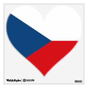 Wall Decals with flag of Czechia