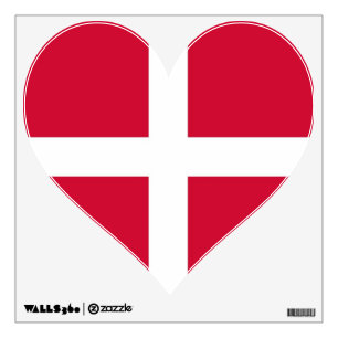 Wall Decals with flag of Denmark