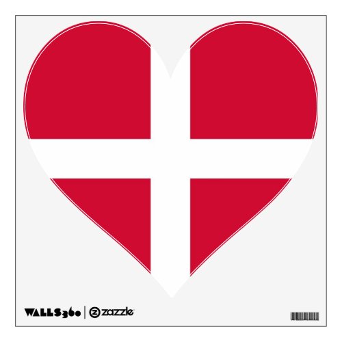 Wall Decals with flag of Denmark