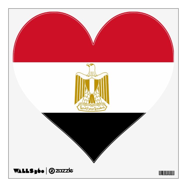 Wall Decals with flag of Egypt (Front)