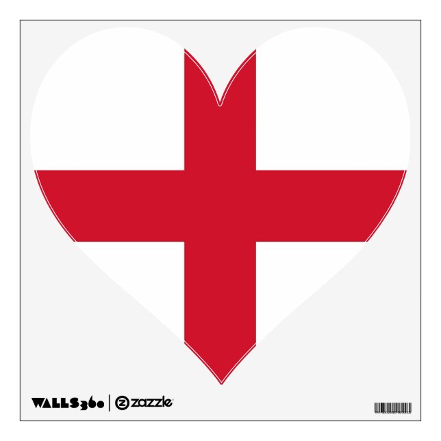 Wall Decals with flag of England (Front)