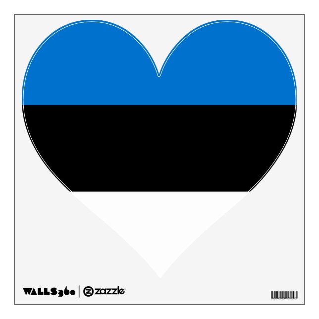 Wall Decals with flag of Estonia (Front)