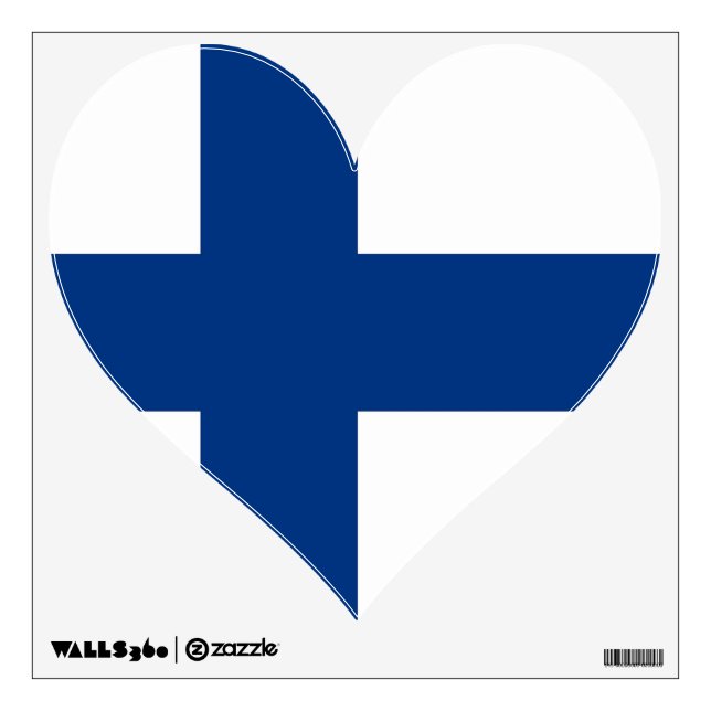Wall Decals with flag of Finland (Front)