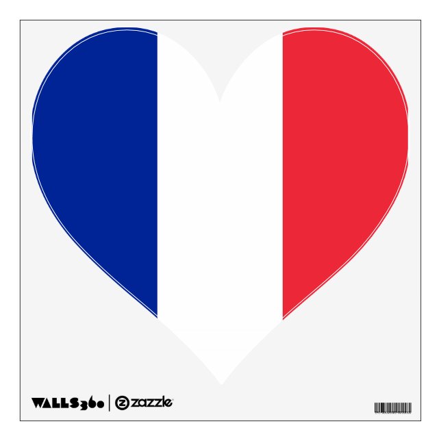 Wall Decals with flag of France (Front)