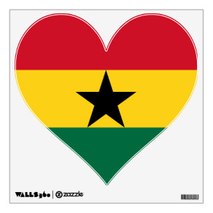 Wall Decals with flag of Ghana