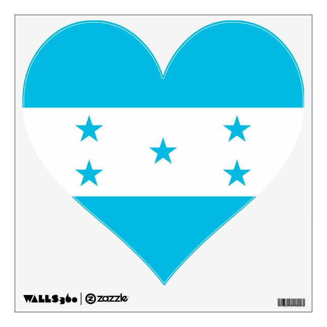 Wall Decals with flag of Honduras (Front)