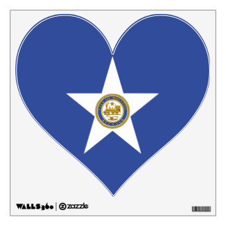 Wall Decals with flag of Houston City