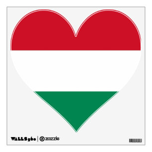 Wall Decals with flag of Hungary