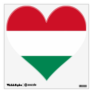 Wall Decals with flag of Hungary