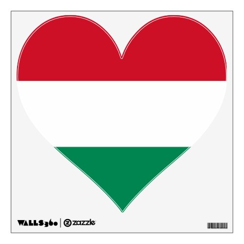 Wall Decals with flag of Hungary