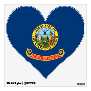 Wall Decals with flag of Idaho, U.S.A.