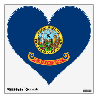 Wall Decals with flag of Idaho, U.S.A.