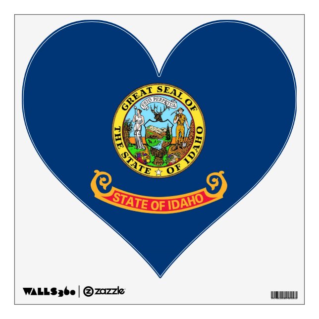 Wall Decals with flag of Idaho, U.S.A. (Front)