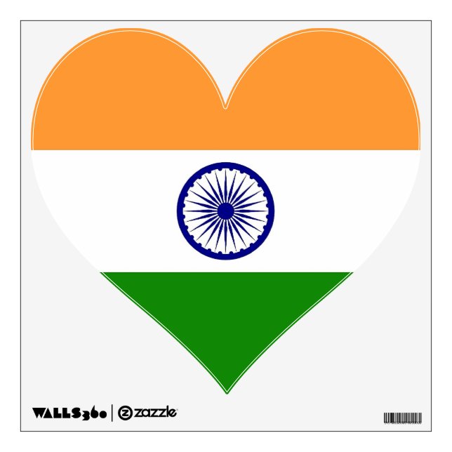 Wall Decals with flag of India (Front)