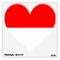 Wall Decals with flag of Indonesia