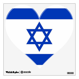 Wall Decals with flag of Israel
