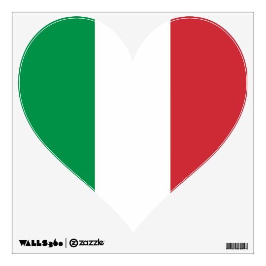 Wall Decals with flag of Italy