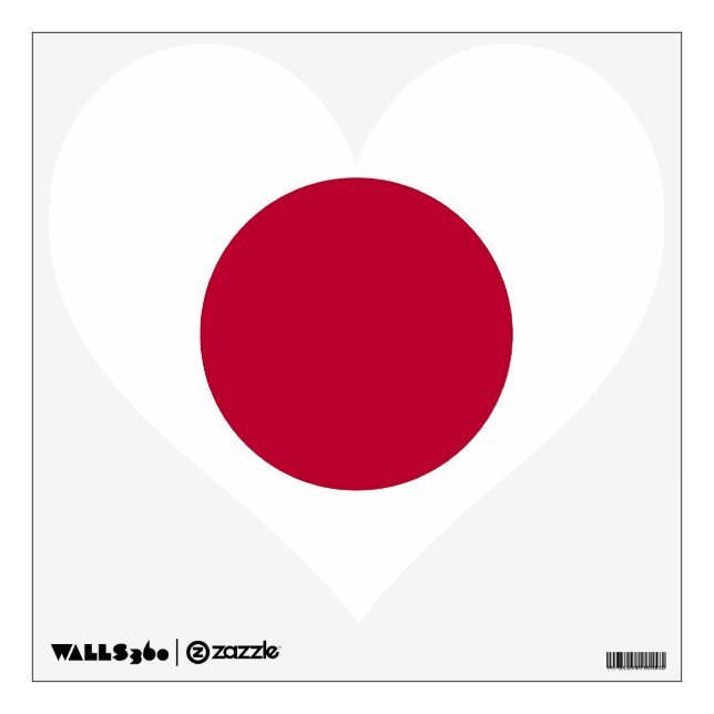 Wall Decals with flag of Japan (Front)