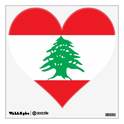 Wall Decals with flag of Lebanon