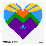Wall Decals with flag of Manitou Springs, Colorado