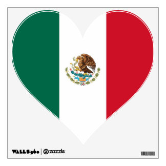 Wall Decals with flag of Mexico