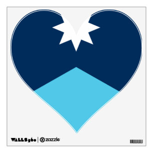 Wall Decals with flag of Minnesota, USA