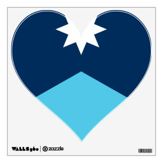 Wall Decals with flag of Minnesota, USA