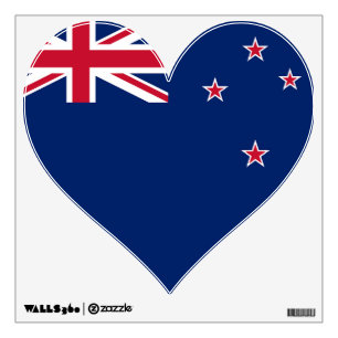 Wall Decals with flag of New Zealand