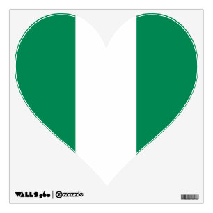 Wall Decals with flag of Nigeria