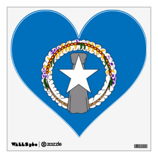 Wall Decals with flag of Northern Mariana, U.S.A.
